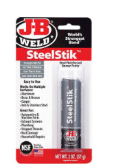 Keo trám trét vật liệu J-B Weld Steel Stik xám đậm 60ml