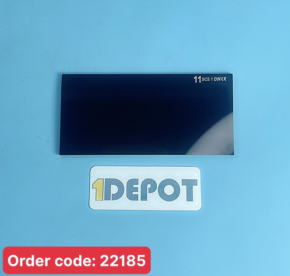 Kính hàn đen số 11 SCS 1 DINCH, 11 độ , (1 gói/10 cái)