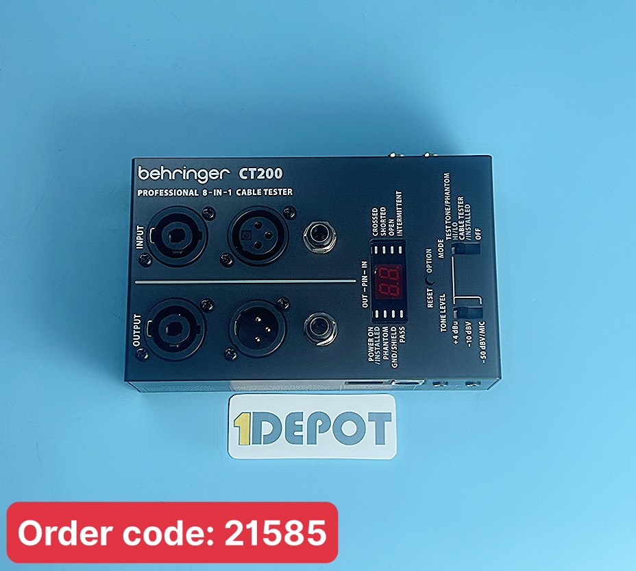 Máy kiểm tra cáp điều khiển Behringer CT200