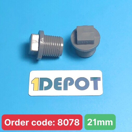 Nắp khóa ren ngoài 21 D Nhựa Bình Minh