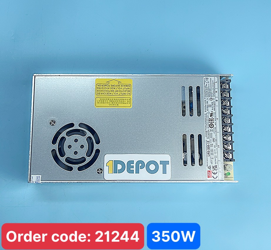 Nguồn DC LED 12V-29A 350W Meanwell LRS-350-12
