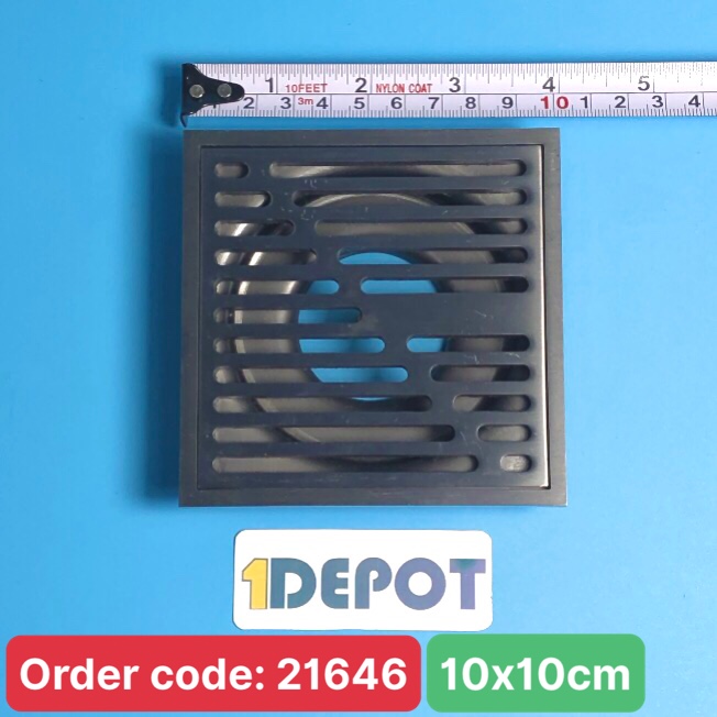 Phễu thoát sàn Inox Luco kích thước 10x10cm