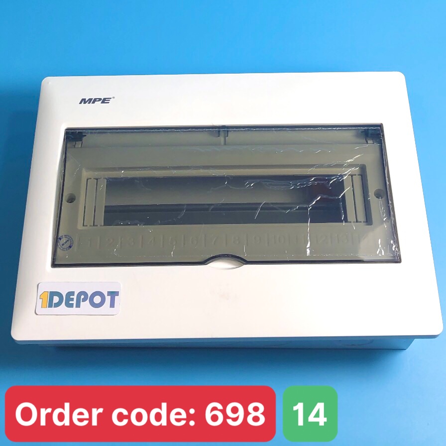 Tủ điện âm tường chứa mcb 14 cực MPE TS-14