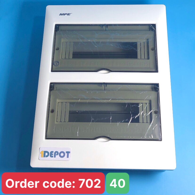 Tủ điện âm tường chứa mcb 40 cực MPE TS-40