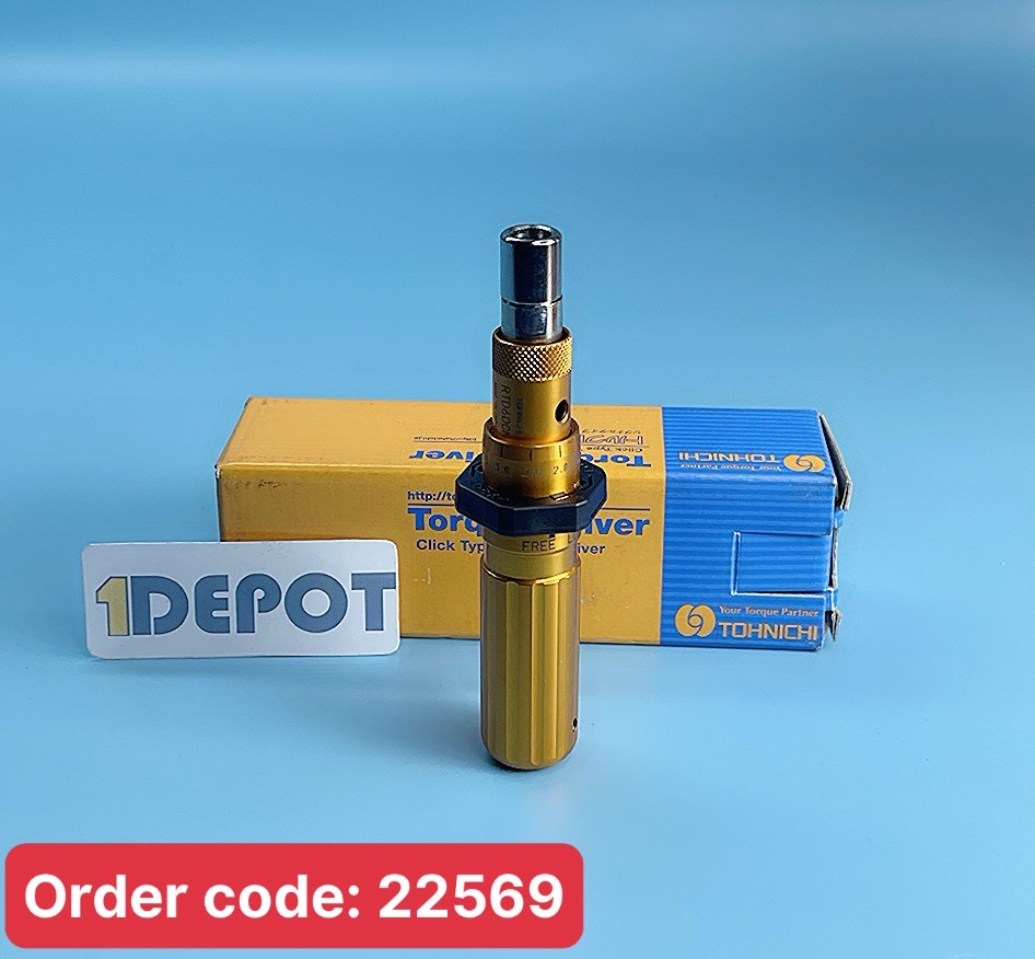 Tua vít đo lực xoắn siết Tohnichi RTD60CN, dải lực 10~60 N.m, có thang đo để điều chỉnh