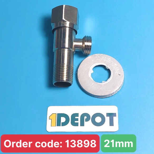 Van F Ø21mm, chất liệu inox 304 Luco