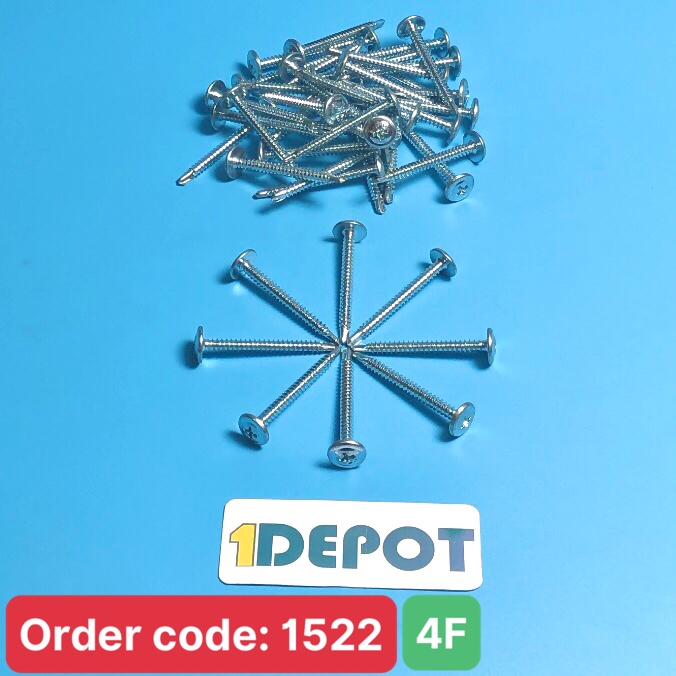 Vít đầu dù đuôi cá 4F đóng gói 100g (~35 con)