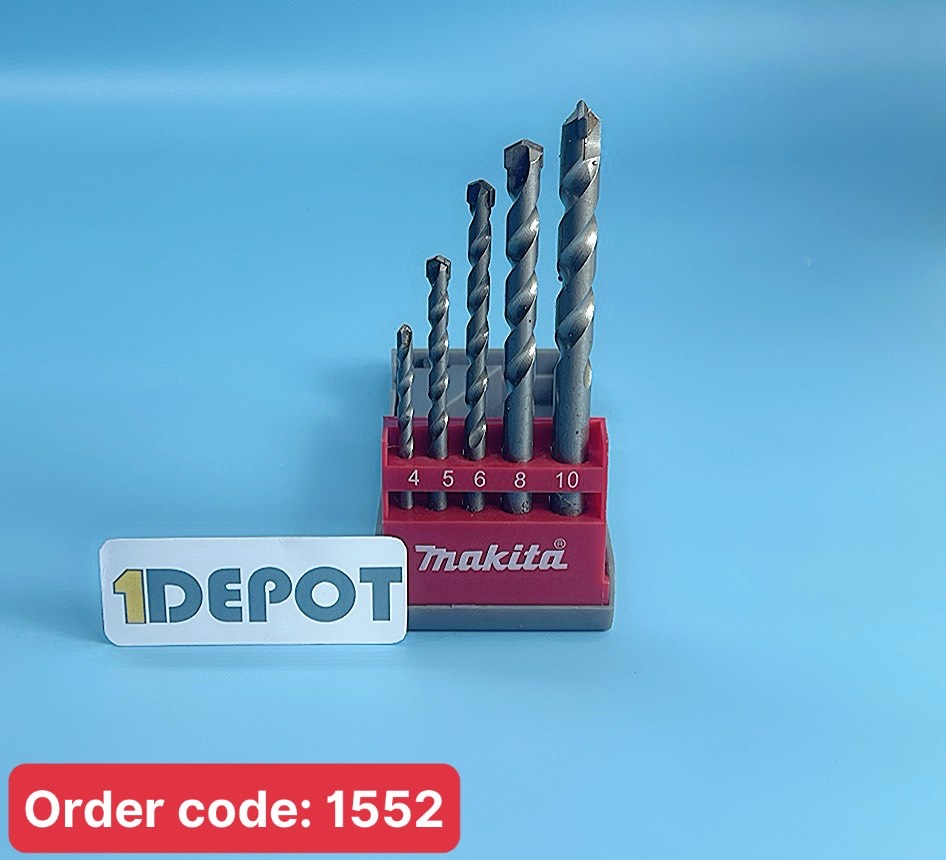 Bộ 5 mũi khoan bê tông 4-10mm Makita D-05175