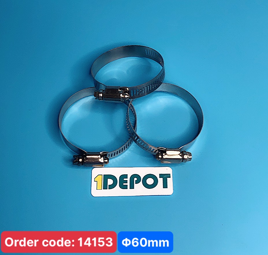 Cổ dê đai siết inox 201 Ø60mm