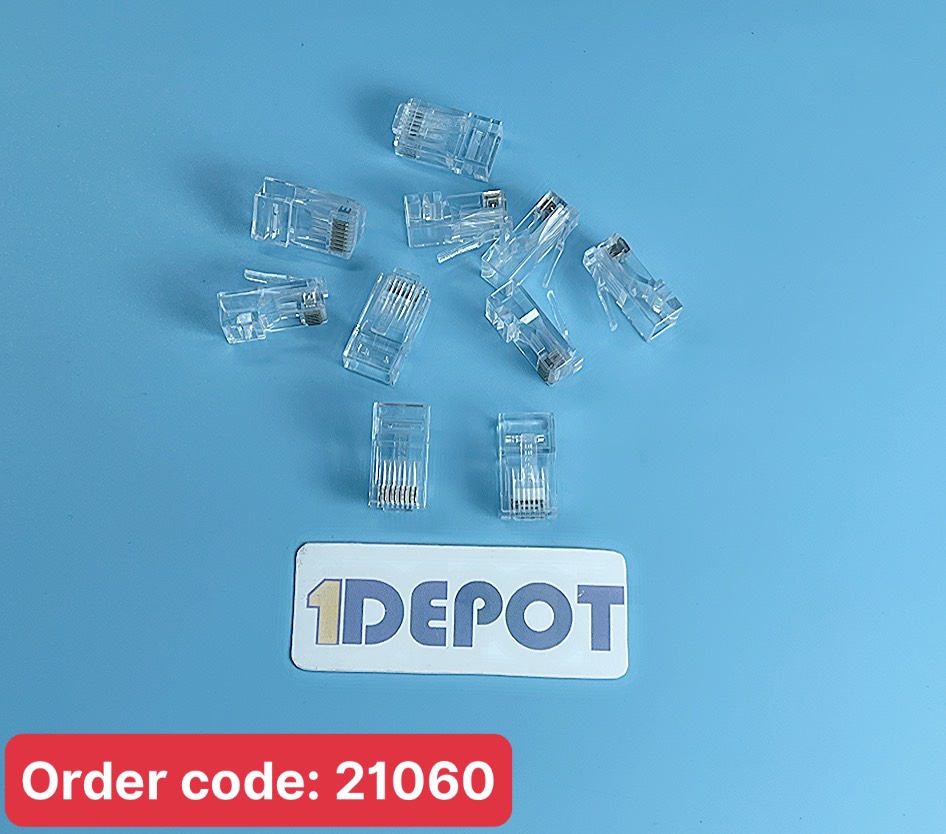 Đầu bấm mạng Cat6 mạ vàng 50c/hộp Ugreen 50962 cao cấp