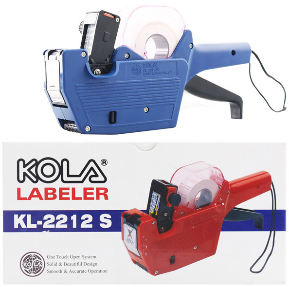 Máy bấm giá KOLA 1 dòng KL-2212S màu đỏ