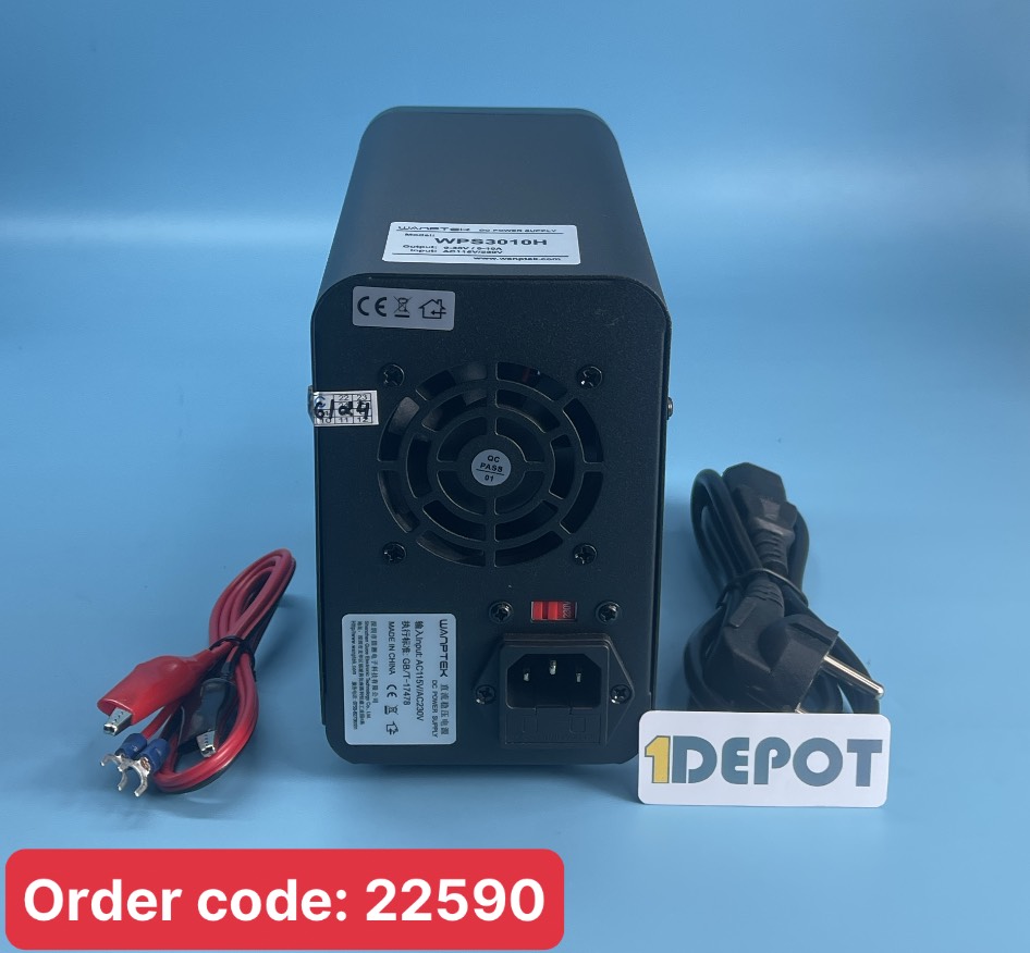 Máy cấp nguồn WANPTEK WPS3010H 30V 10A Encoder LED 4 số