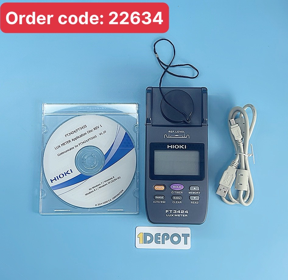 Thiết bị đo độ sáng Hioki FT3424 , 20.00lx - 200.000lx