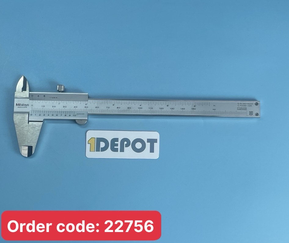 Thước cặp cơ khí Mitutoyo 530-104 0-150mm/ 1/128 inch