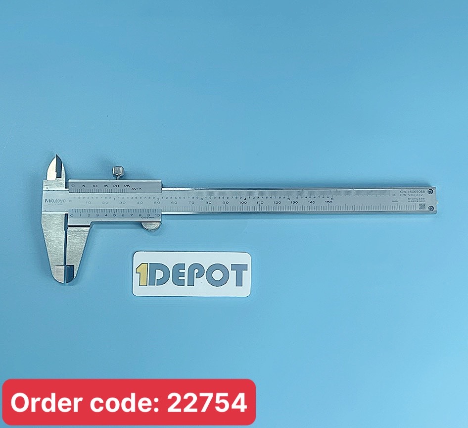 Thước cặp cơ khí Mitutoyo 530-312, 0-150mm/0.02mm