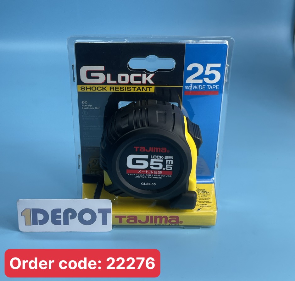 Thước cuộn dây Tajima GL25-55, 25mm*5.5m G5P55MW
