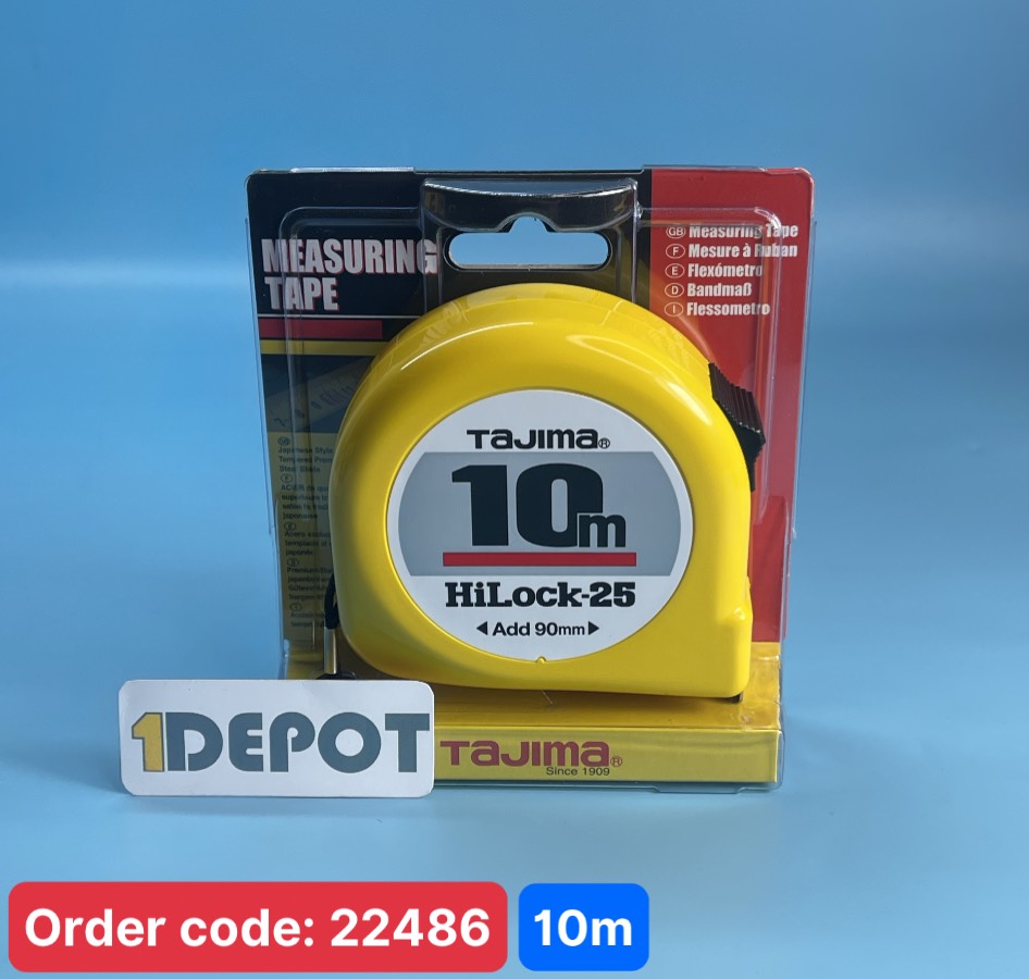 Thước cuộn thép Tajima H5PA0MW, 10m