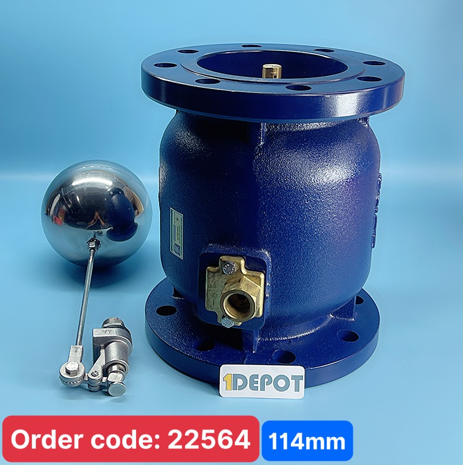 Van phao tự động Z-Tide BFF DN100 PN16 lắp đường ống phi Φ114mm (4