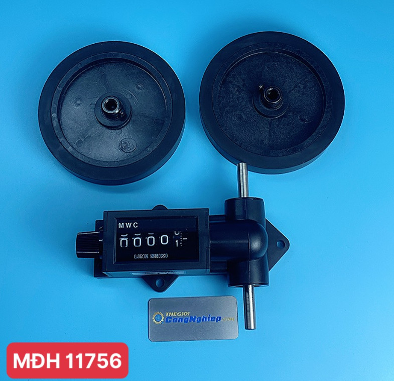 Bộ đếm chiều dài Line-Seiki MWC 3:10-5 (I) YP (hệ yard) 0.1-9999.9m theo chiều kim đồng hồ