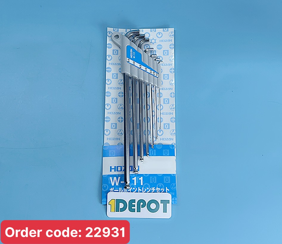 Bộ lục giác 7 chi tiết Hozan W-111