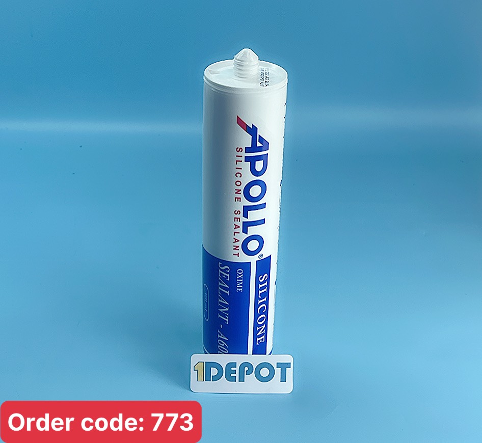 Keo silicone Apollo A600 300ml màu trắng đục