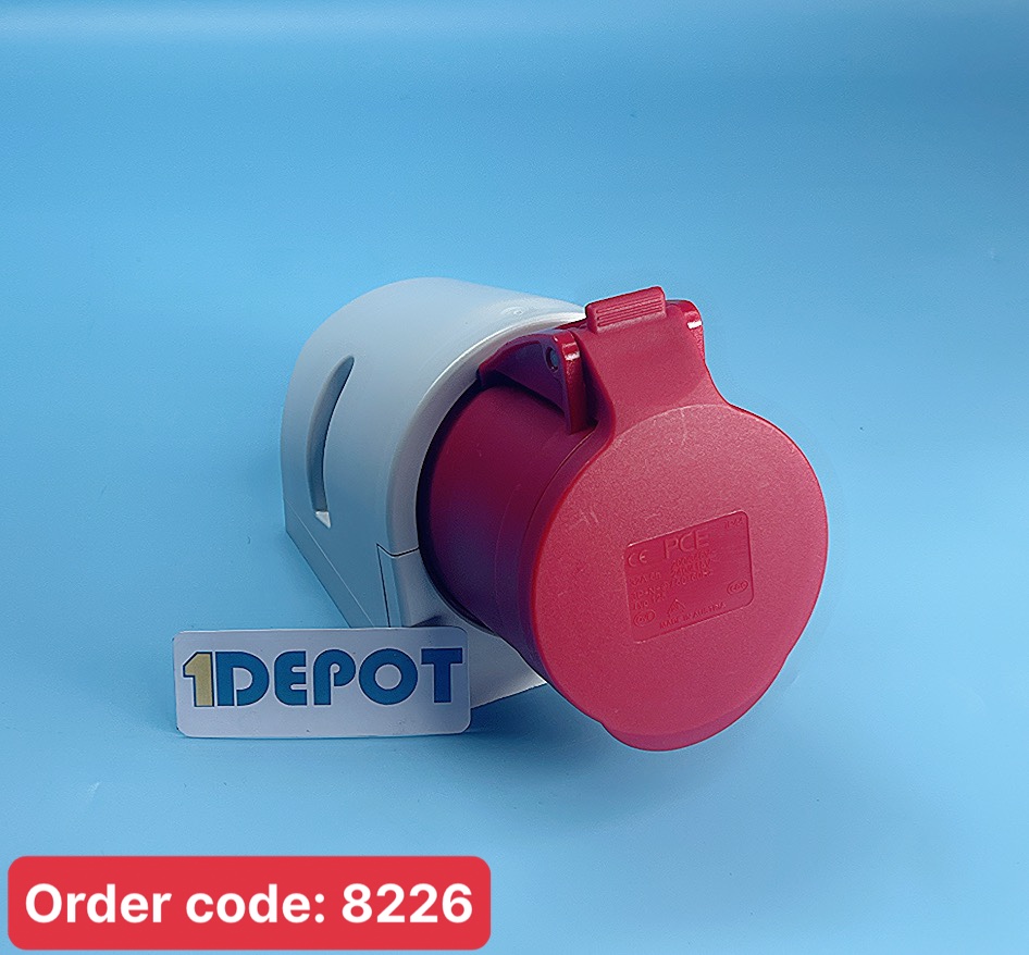 Ổ cắm gắn nổi không kín nước PCE F125-6 IP44
