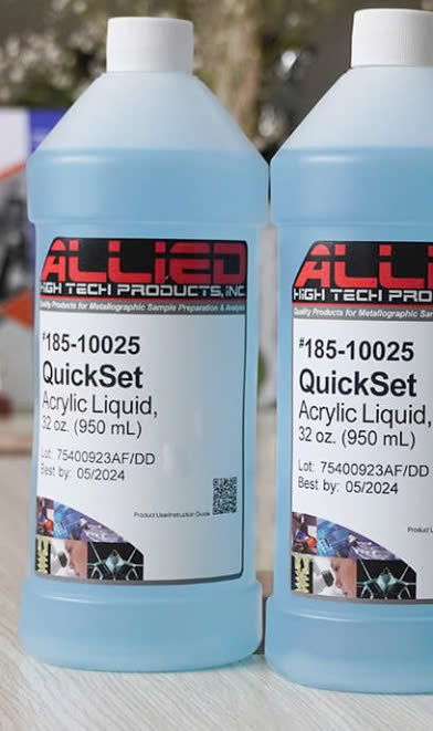 Nhựa và bột đúc mẫu nguội Quickset Acrylic Allied 185-10025( 950ml)