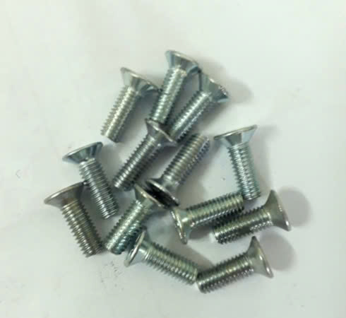 Vít bake đầu bằng thân bulong M6x25mm, inox 201, 50 con/gói