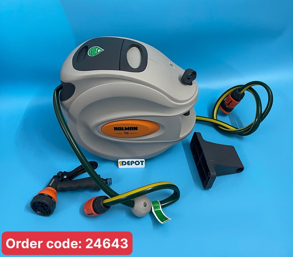 Cuộn ống tưới vườn thu dây tự động dài 10m Holman 1110H