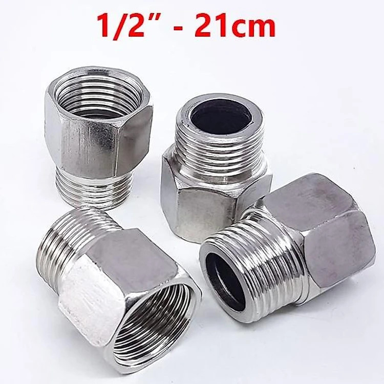 Nối giảm ren trong inox 304 Oem, kích thước ø21/13mm