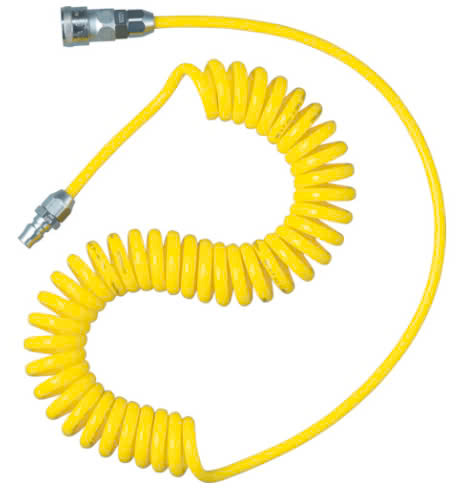 Ống khí xoắn ốc TRUSCO SAH-805C, Có khớp nối
