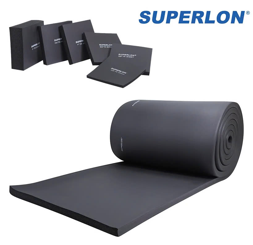Tấm bảo ôn cách nhiệt trơn SUPERLON kích thước 1.2mx10m dày 15mm