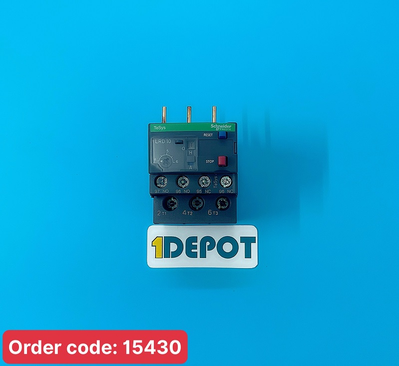 Rơ le nhiệt Tesys Deca Class 10A(1) Schneider LRD10 với đầu kết nối bắt vít, 4...6, D09...D38