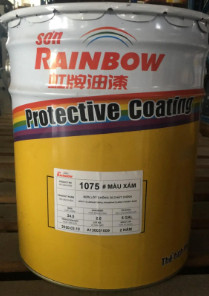 Sơn lót chống gỉ Epoxy 1075 Rainbow màu xám 18kg/ thùng + dung môi pha sơn 1005 (4 lít/ lon)