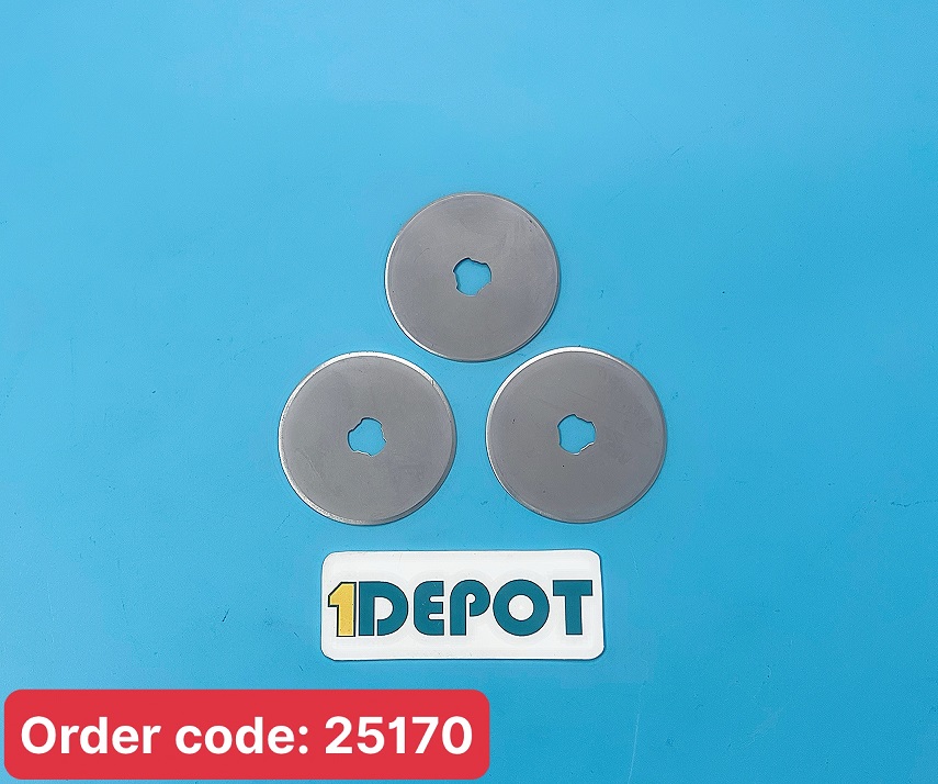 Hộp 10 lưỡi dao tròn cắt da Φ45mm