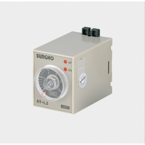 Timer 3s ~ 60min SUNGHO SHT-LE-60M-220A, (220VAC) 50x62mm gắn nổi