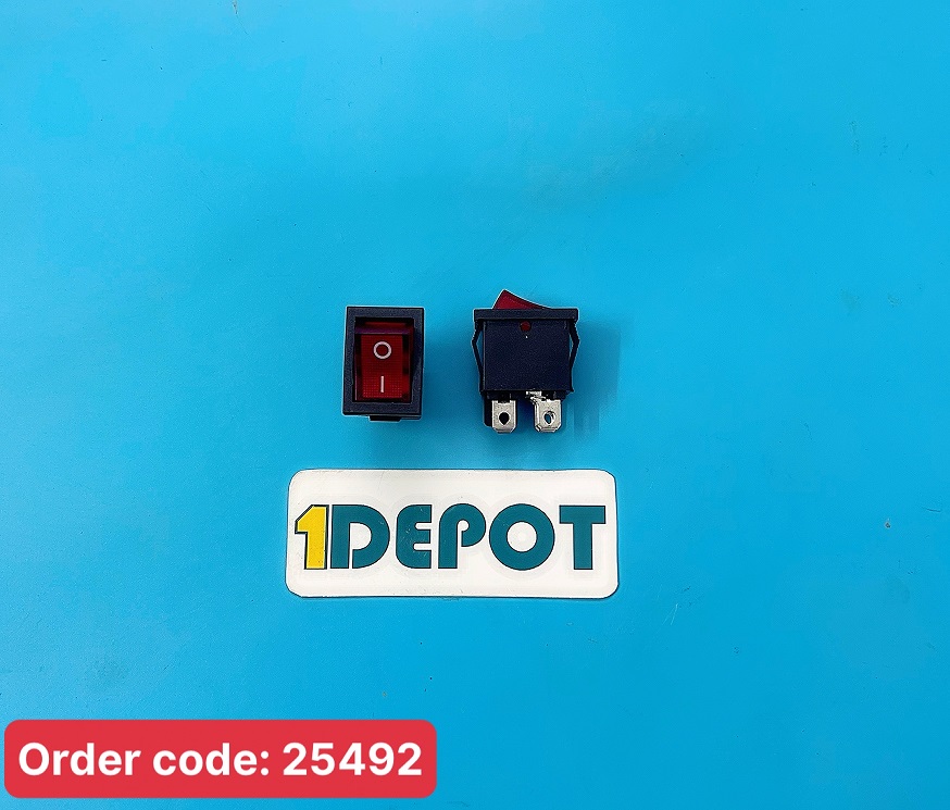 Công tắc bập bênh 4 chân có đèn KCD1-104