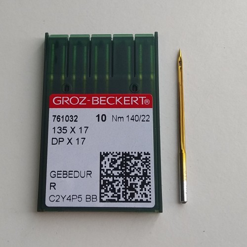 Kim máy may lập trình GrozBeckert DPx17, kim số 22 (140/22) 10 cây/ vỉ