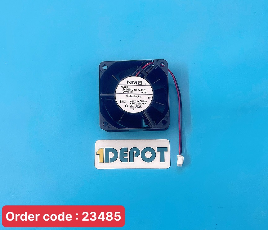 Quạt tản nhiệt NMB 2410ML-05W-B70, 24V 0.25A, 60X60X25MM