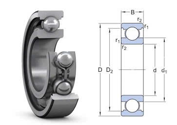 Bạc đạn SKF 6202-ZZ
