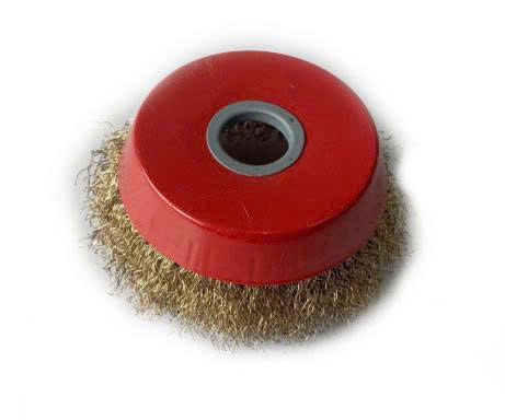 Bát đánh rỉ sợi sắt mạ đồng Φ90x40mm, phi 16mm, 2 cái/hộp