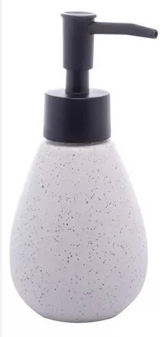 Bình sứ đựng nước rửa tay dung tích 200ml, màu kem
