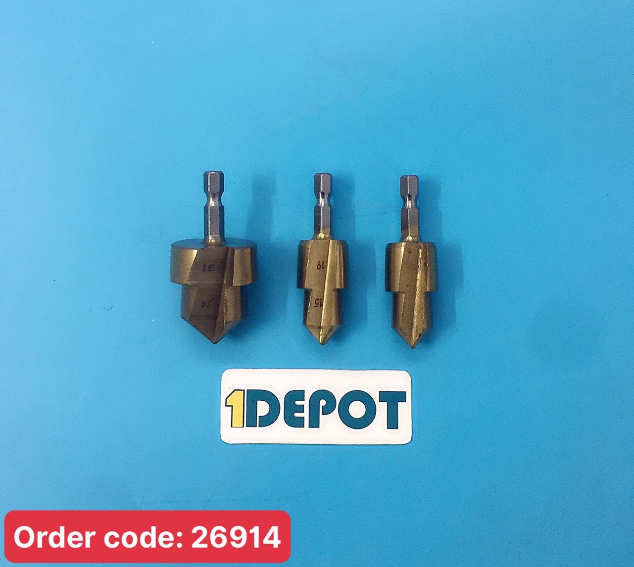 Bộ 3 mũi khoan sữa chữa ống PPR 20-25-32mm (DNBH-6828)