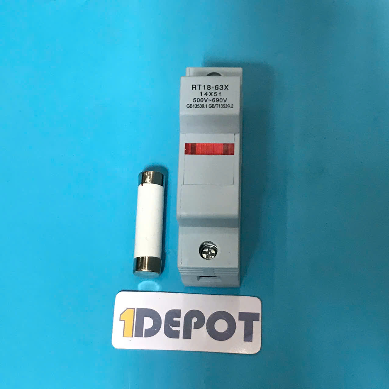 Bộ đế cầu chì sứ RT18-63X-40A