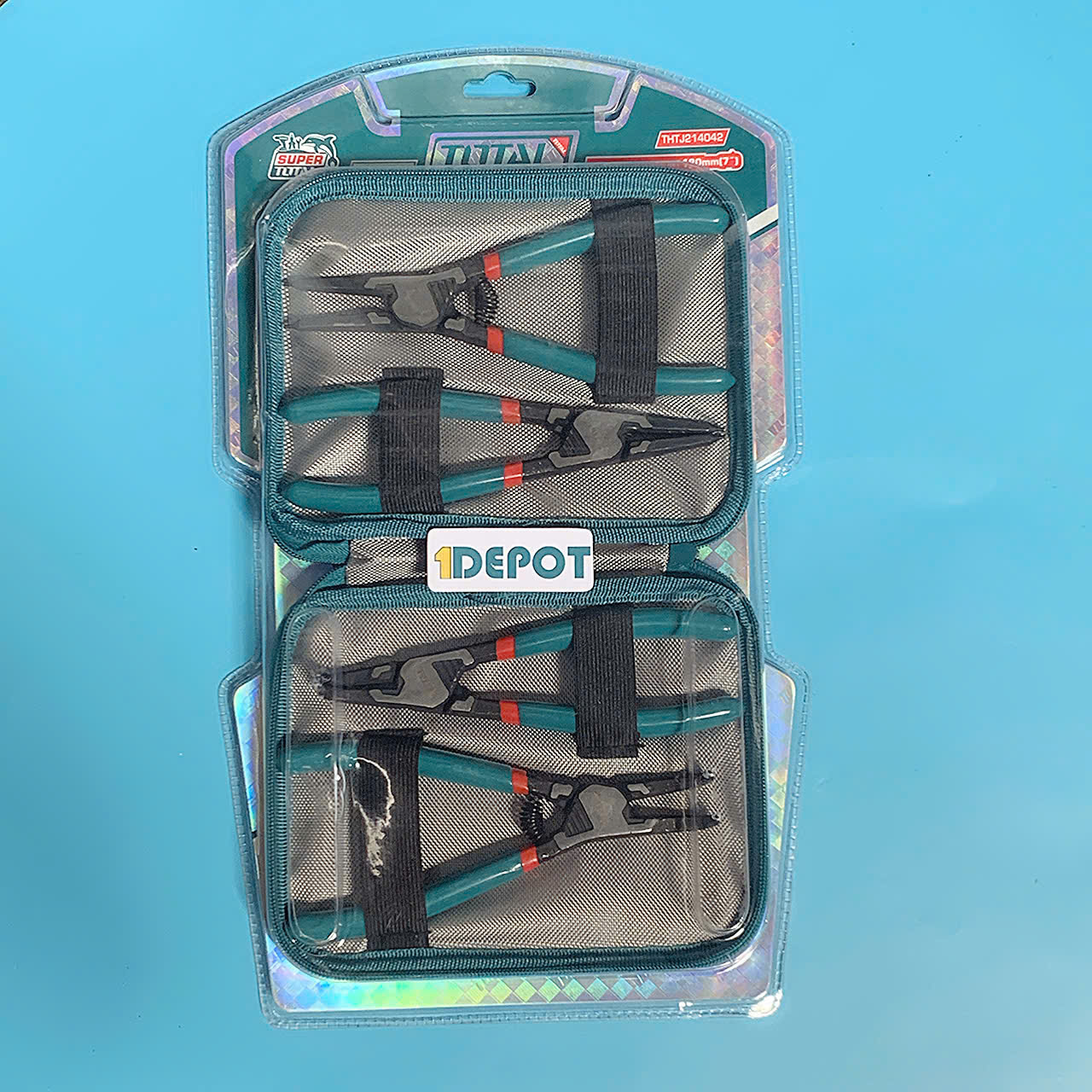 Bộ kìm mở phe Total THTJ214042 4 chi tiết 180mm