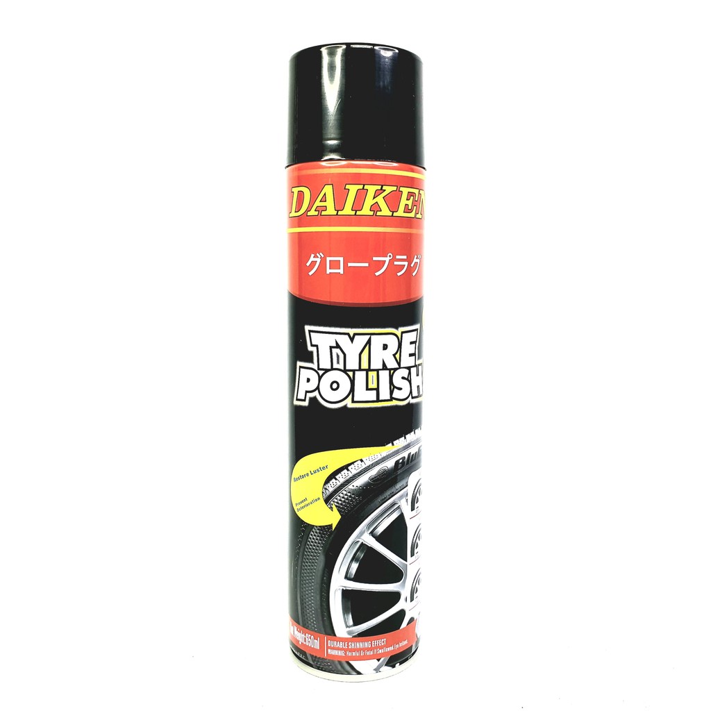 Chai xịt đánh bóng vỏ xe DAIKEN TYRE POLISH 650ml