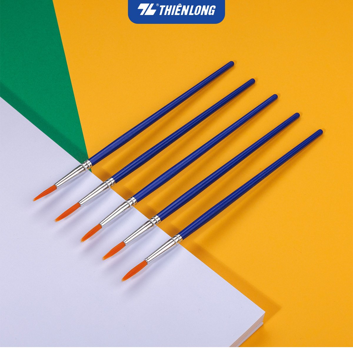 Cọ vẽ phẳng Thiên Long Colokit BRW-C03 ( 10 cọ/ túi)