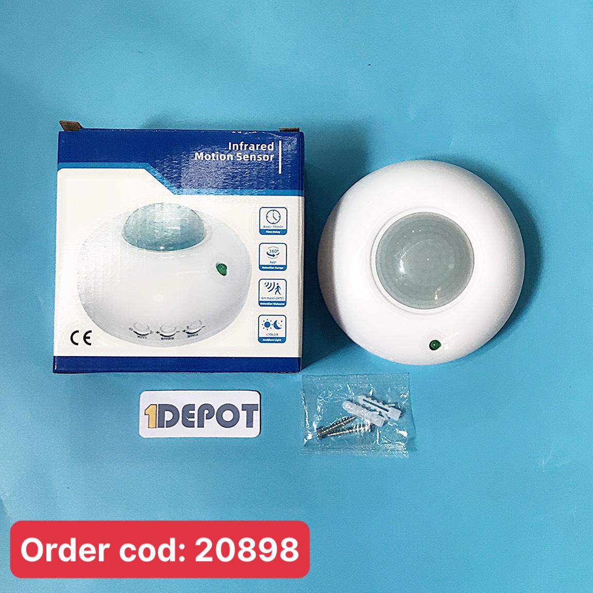 Công tắc hồng ngoại PIR cảm biến chuyển động gắn trần Homematic HP003