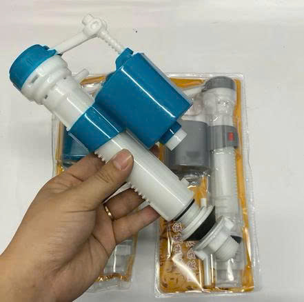 Cột cấp nước bồn cầu đa năng, màu xanh trắng
