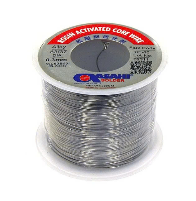 Cuộn chì hàn Asahi SN63/37 0.3mm (200g)